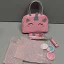 Kids Real Makeup Kit with Pink Unicorn Purse, Non Toxic Washable Make Up Set - Unicorn Toys for Girls Age 4-6, Gifts for 5 Year Old Girls Birthday Gift Ages 3 4 5 6 7 8 9 10 Years - Toys for Ages 5-7