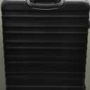 Amazon Basics 3-Piece Hardshell Luggage Set (21", 26", 30"), Scratch-Resistant Expandable Suitcases with Multi-directional Wheels and Telescoping Handle, Black
