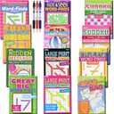 4 x 12-Pack 950+ Sudoku Book, Sudoku Puzzles for Adults, Large WordSearch Puzzle for Adults, Aging Seniors Brain Stimulation Activity Book (Variety Pack Bulk), Paperback - Large 8x10