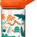 CamelBak Eddy+ Kids Water Bottle 14oz (Jungle Animals Clear)