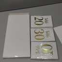 Woodamore Paper Table Numbers For Wedding Reception 1-30, Gold Wedding Table Number 1-30 With Head Tables Numbers Cards