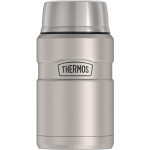 THERMOS Stainless King Vacuum-Insulated Food Jar, 24 Ounce, Matte Steel