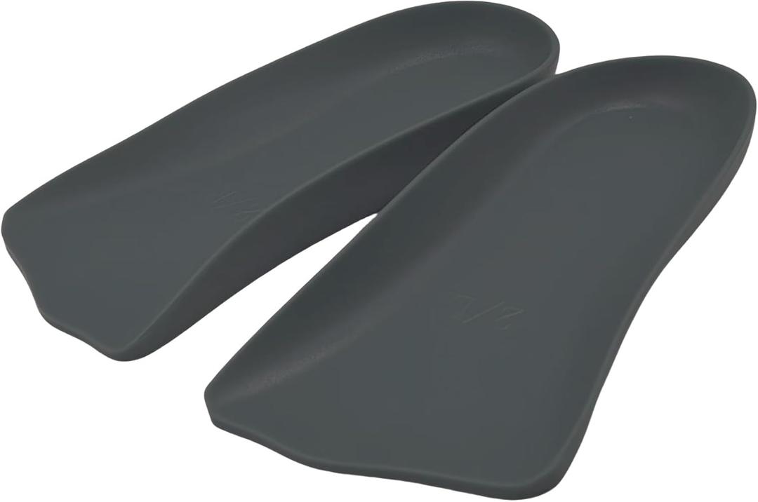 Heel Cups for Men's and Women's Heel Pads for ShoesShock Absorbing Lightweight for Heel Pain, Heel Spurs (Gray, Men 5-9 Women 7-10.5)