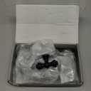 Amerdeco 7 Pack Matte Black Kitchen Cabinet Knobs 2.1 Inch(53mm) Single Hole Cabinet Handles Dresser Knobs Drawer Knobs and Pulls for Bathroom Cabinets