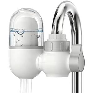 Sinks-Mounted Faucet Filter Efficient Water Purification System Effectively Removes Unpleasant Chlorine Odor And Impurities, Suitable For 15/16 13/15 Inch And 3/4 Inch Kitchen (White)