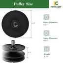 Variable Speed Pulley for MTD 956-04015B 956-04015A 656-04015 656P05011 Replaces Cub Cadet Craftsman Troy-Bilt Murry Lawn Mower and Garden Tractors 656-0059A, 618-04148,956-04015, 918-04148