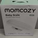 Momcozy Baby Scale, Multi-Function Scale for Body Weight and Height Measurement, Weighted Feeds, with Curved Removable Tray, for Newborns, Adult Scale & Pet Scale, 5 Units, Auto-Off,Digital LED Screen