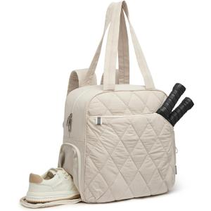 G4Free Pickleball Tote Bag, Pickleball Backpack for Women Men | Pickleball Tote Bag with Shoe Compartment and Waterproof Pocket