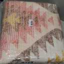 YesRug 8x10 Rug for Living Room, Washable Pink Rugs Boho Moroccan Trellis Area Rug with Vibrant Hues for Bedroom, Farmhouse, Dining Room, Kids Playroom Low-Profile Throw Non-Slip Backing Large Carpet