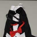 DENTRUN Tuxedo Suit with Two Bow Tie, Stylish Cat Shirt Formal Outfit, Hairless Cat Fashion Apparel Fancy Clothes, Kitten Formal Attire Wedding Onesie Costume (Small, Black)