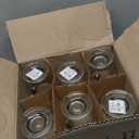 Anchor Hocking Café Glass Coffee Mugs, 16 oz, Set of 6