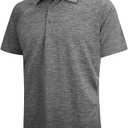 SAMERM Golf Shirts for Men Dry Fit Short Sleeve Mens Golf Shirt Performance Moisture Wicking Polo Shirts for Men M