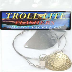 Mack's 24" Troll Lite Flasher - Brass Willow Leaf Fishing Dodger Rig 40831