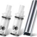 Enhon 3 Pcs Faucet Cartridge Replacement Kit Compatible with Moen 1224 1224B Cartridge Retainer Removal Tool for Double Handle Tub Shower, Faucet Bathtub Valve Repair