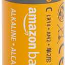 Amazon Basics C Cell Alkaline Long-Lasting All-Purpose Batteries, 1.5 Volt, 5-Year Shelf Life, 8-Pack