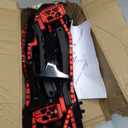 Road King Street Glide Floorboards MX Foot Boards for Harley Touring CVO Brake Shifter Levers 2014-2024 (Red+Black)
