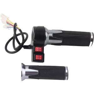 Alomejor Electric Throttle Grip,3 Speed Forward Reverse, Throttle Handle,1 Pair Ergonomic Design for e-Scooter e-Motorcycle Wheelchair Users