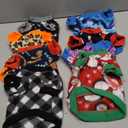 8 Pieces Dog Sweaters for Small Dog Girl Boy Winter Chihuahua Clothes Puppy Sweater Warm Shirt Puppy Fleece for Halloween Christmas Pajamas Yorkie for Pets Pup Cat (Classic Pattern, Small)