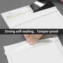 6x10 Inch White Bubble Mailers 80 Pack Self-Seal Poly Padded Envelopes Suitable for Small Businesses to Package and Mail Jewelry Cosmetics, Electronic Products, Cards (White, 6x10-80)