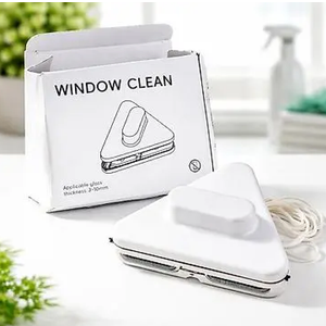 Magnetic Window Cleaner Tool,Windshield Cleaner Tool Magnetic,Double-Sided Cleaner Glass Tool, High Rise and Car,Magnetic Windshield Cleaner for High Rise, Car Glazed