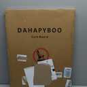 DAHAPYBOO Cork Board with Linen Black,Bulletin Board 23"x17", Corkboards for Office Home School Message Board or Vision Board Decoration.