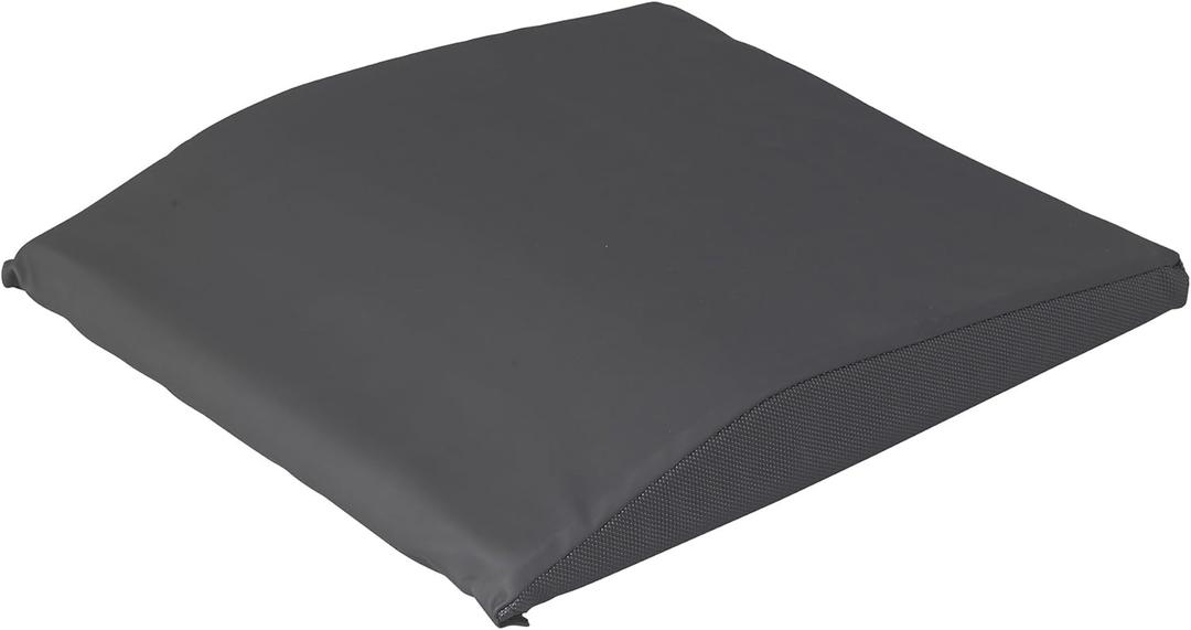 General Use Extreme Comfort Wheelchair Back Cushion with Lumbar Support
 16" x 16" ( Black )