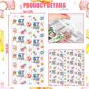 3 x Funny 6 7 Meme Birthday Decorations 2 Pack Donut Theme Party Supplies 3.3x6.6ft Tinsel Foil Fringe Curtain White Photo Booth Prop Six Seven Backdrop Streamer Decor for Kids