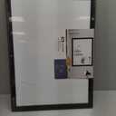 Quartet Magnetic Whiteboard, 17 x 23 inches White Board, Dry Erase Board, Black Frame (MWDW1723M-BK)