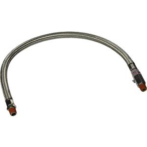 Viair 92793 Braided Leader Hose Silver 21in. (21" With Check Valve)