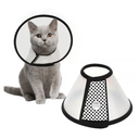 Adjustable Recovery Pet Cone E-Collar for Cats Puppy Rabbit, Plastic Elizabeth Protective Collar Wound Healing Practical Neck Cover, Pack Of 3