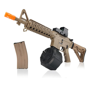 BIU BLASTER Gel Ball Blaster 280+ FPS,100+ Ft Range Full Size Splatter Ball Blaster 1500+ Capacity Drum 7.4v 1200mAh Battery Electric Automatic Splat Blaster for Ages 14+ Years Outdoor Game Toy