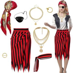 Womens Pirate Costume Accessories for Halloween Costumes for Women Adult