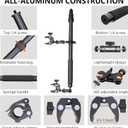 360 Motorcycle Mount Kit, Universal Adjustable Motorcycle Camera Mount for Motorcycle Handle, Compatible with Insta360 X4 X5 Accessories, Bike Mount for GoPro Camera