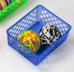 Officemate OIC26203 Achieva Supply Baskets44; 1Per Pack, SNACK-PAK CONTAINERS 4CT