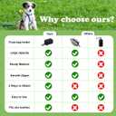 (2 Pack) Dog Poop Bag Holder, Poop Bag Holders for Leashes, CAKOVANO Doggie Waste Bag Dispenser Small Doggy Poop Bag Zipper Pouch with Carabiner Clip with 80 Pet Trash Bags, Black