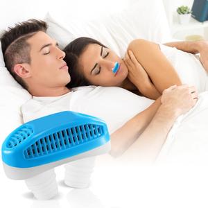 Anti-Snoring Device  2-in-1 Snore Stopper & Air Purifier with PM 2.5 Filter, Nasal Dilators for Better Breathing, Comfortable Sleep Aid for Men and Women, Reduces Snoring & Improves Sleep (Blue)