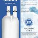 Edr3rxd1 Water Filter Replacement For Everydrop Filter 3, 4396841, Compatible With Whirlpool Ice and Water Fridge Filter 3, whr3rxd1, kad3rxd1, 9083, 9030, 460-9083, WD-F08, SE003, 3 Pack SETFEEL