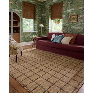 Loloi Chris Loves Julia Fletcher Natural/Brown 2'-3" x 3'-9" Runner Rug
