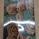 Ling's Moment Artificial Flowers, 25Pcs 3" Roses in Dusty Rose Shades, Realistic DIY Foam Floral Decor for Wedding Bouquets/Centerpieces, Outdoor Party Backdrops, Room/Table, and Garden/Pot Decoration