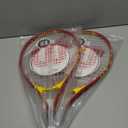 Wilson US Open Jr Tennis Racket, for Kids, Aluminium, Red/Yellow, 21 (23", Red/Yellow), 2 pcs