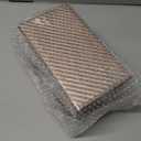 Pullman Loaf Pan with Lid, Aluminized Steel 1 Lb Nonstick Sandwich Bread Pan for Homemade Bread, 8.4x4.8 Inch Professional Rectangular Loaf Pan with Dough Scraper and Cutter (Gold)