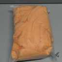 MOSAYT Fall Faux Fur Throw Pillow Covers 20x20, Set of 2, Plush Velvet Soft Pillow Case,Fluffy Striped Decorative Couch Pillow Covers for Sofa, Bedroom, Living Room(Orange)