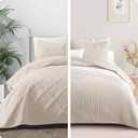 Exclusivo Mezcla Ultrasonic King Quilt Bedding Set and Modern Geometric Quilt Set Bundle