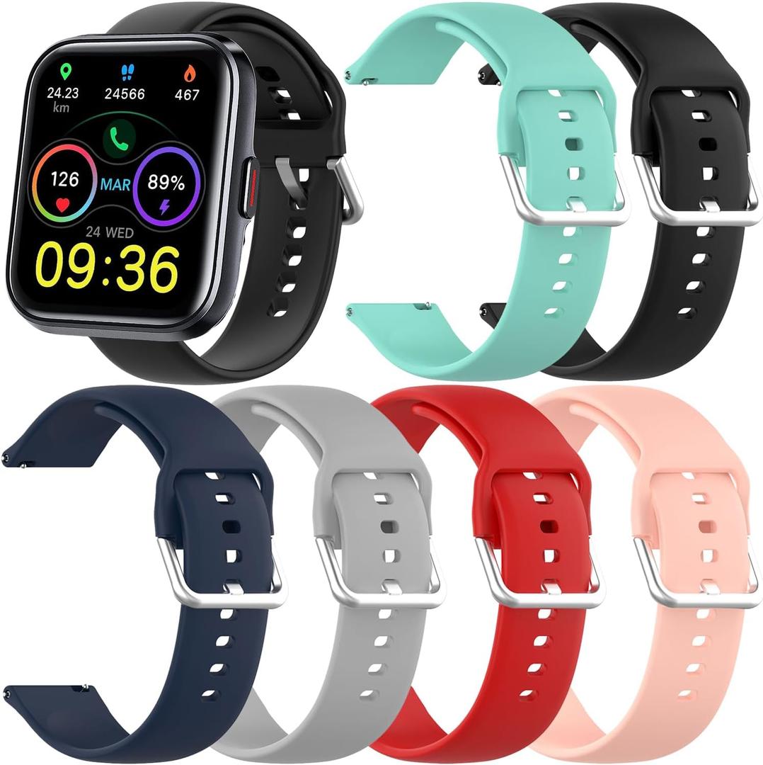 Compatible with Fitpolo IDW15/Quican IDW15 Smart Watch Bands,Waterproof Silicone WristBand Adjustable Bracelet Watch Band for Fitpolo IDW15 Women Men