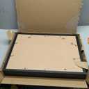 PEALSN 18x24 Poster Frame Set of 6, Display Pictures 16 x 20 with Mat or 18 x 24 without Mat for Wall Mounting Display, poster frames 18 x 24 for Wall Decor, Black