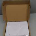 Binder Dividers for 3 Ring Binder, 1/5 Cut Tabs, Letter Size, Blank Write On Page Dividers with 5 Big Tabs for School Office Home, 4 Sets, 20 Dividers, White