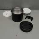 40oz Insulated Food Jar-Say Goodbye to Spills&Cold Meals|QuickLift Airtight Leak-Proof Lid Thermo for Hot Food, Wide Mouth Soup Thermos Lunch Box Container Adults|Stainless Steel with Folding Spoon (Black)