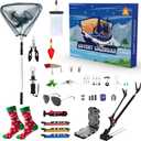 2025 Fishing Advent Calendar for Men-24 Days of valentines day gifts for him - valentines day gifts for Fishing Lovers (Blue)