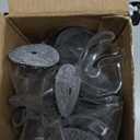 BUMACO Chair Leg Floor Protectors Chair Leg Protectors for Hardwood Floors Silicone Pads Covers to Protect Floors Clear-20 Pcs Universal S (15/16" to 1-5/16")