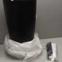 Veradek Mason Series Vega Planter - Round Tall Planter for Indoor or Outdoor Porch/Patio | Made from Plastic-Stone Composite with Drainage Holes | Modern Dcor for, Flowers, Interior Plants (28 inch - 2 Pack, Black)